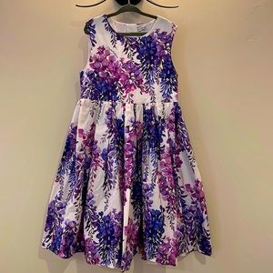 Dolce Gabbana Girls size 8 sleeveless wisteria dress